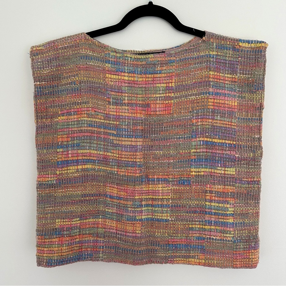 Vintage Multicolor Woven Top